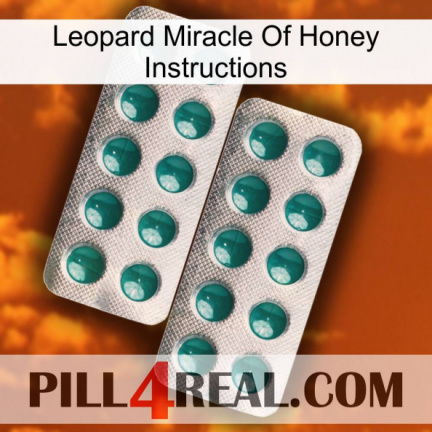Leopard Miracle Of Honey Instructions dapoxetine2